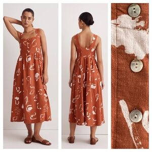 Madewell Rust dress collab Carolyne Z Hurley